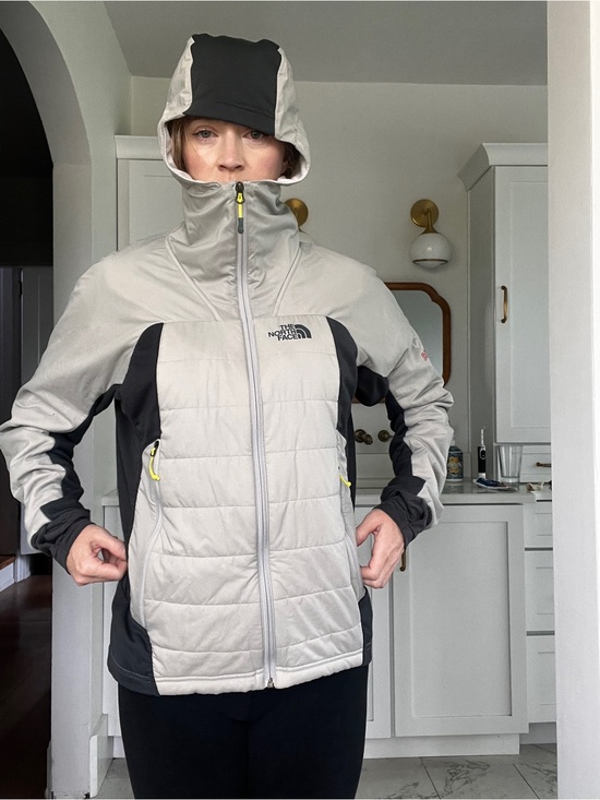 The North Face Other - Men’s The North Face Hooded Jacket — Light Gray & Black